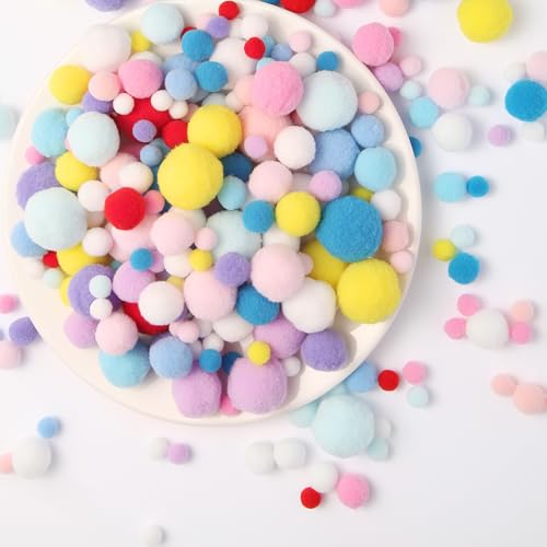 Luxoraiova 500 St Ck Pompons Zum Basteln 1