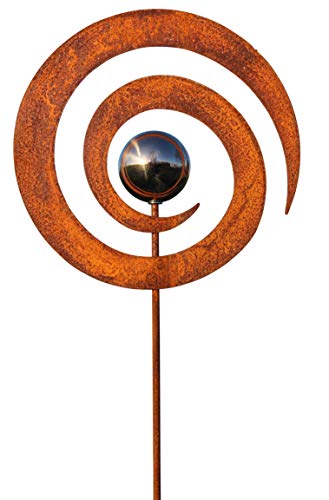 Bornh Ft Gartenstecker Metall Kreisel Rost Gartendeko Rostige