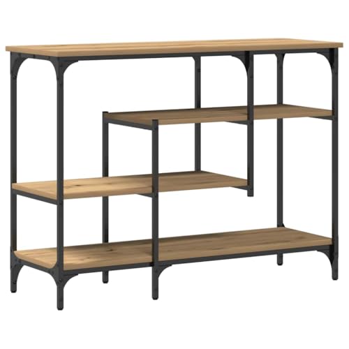 Vidaxl Industrieller Stil Holz Display Tisch Mit 4