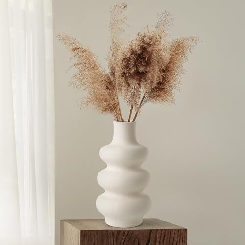 Winter Shore Vase Beige Aus Keramik 25 Cm