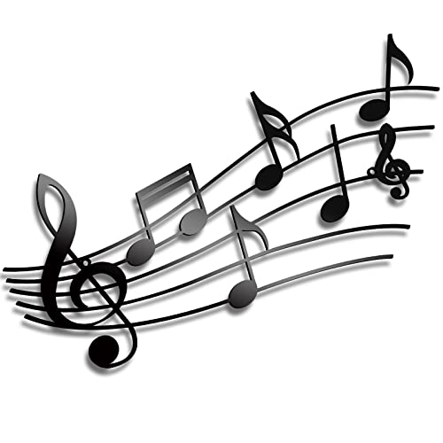Musiknoten Wanddekoration Metall Musik Noten Wandkunst Musik Thema