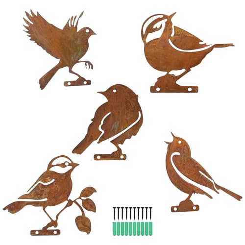 Rostiges Eichh Rnchen Deko Gartenstecker Zum Schraube In