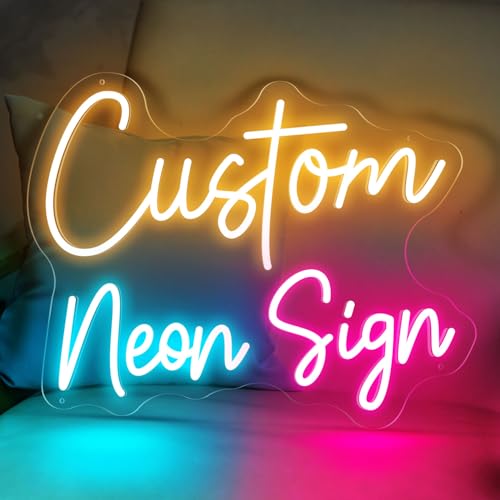 Neon Schild Personalisiert Led Namensschild Anpassbar F R