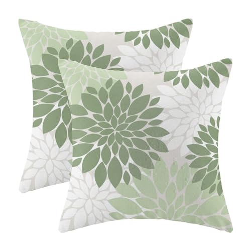 Cxmeifly Kissenbez Ge Mit Dahlien Blumendekor Sommer Dekoration