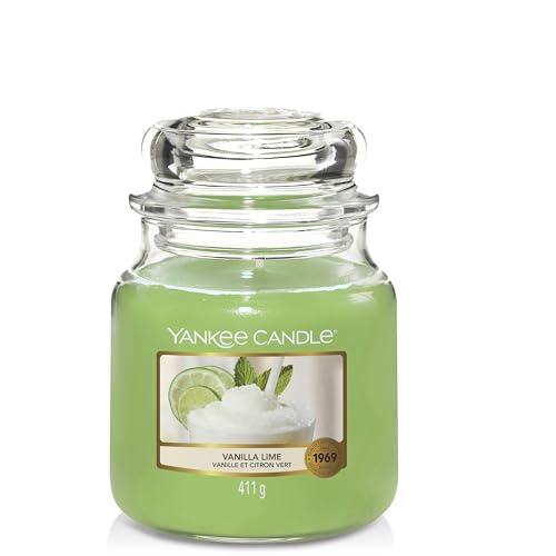 Yankee Candle Duftkerze Im Glas Mittelgro Vanilla Lime