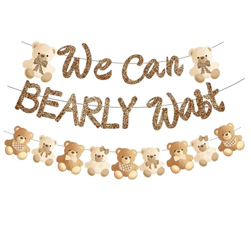 Bearly Wait Banner B R Baby Shower Party