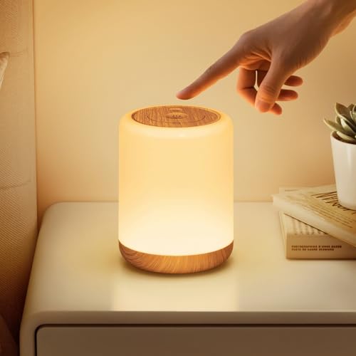 Caklik Nachttischlampe Touch Dimmbar Led Nachtlicht Kinder Mit