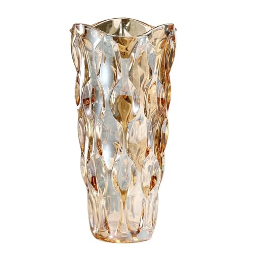Duscdesp Blumenvase Glas 24 Cm Kristall Vase Modern
