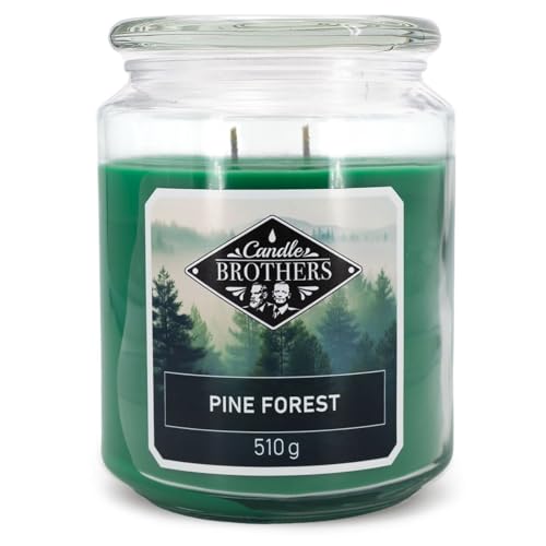 Candle Gro E Duftkerze Im Glas Pine Forest