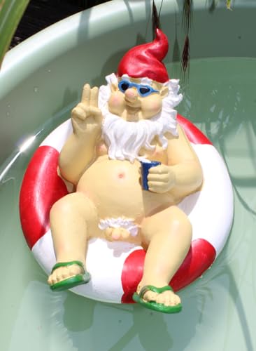 Lb H F Schwimmfigur Teichfigur Gartenzwerg Zwerg Wichtel