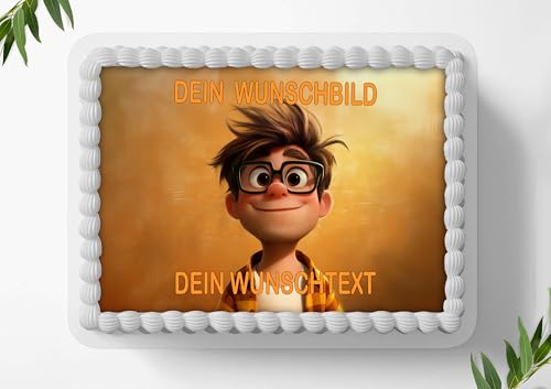 Tortenaufleger Zum Geburtstag Personalisiert Mit Wunschbild Und Wunschtext
