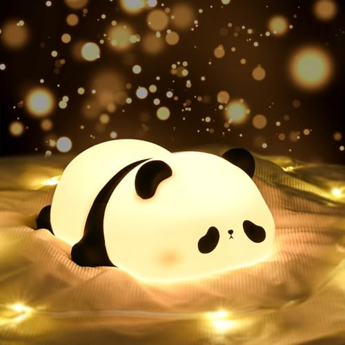 Birnetek Nachtlicht Kinder Panda Lampe Dimmbar Cute Led