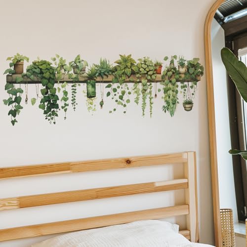 Hgdesign Wandtattoo Wandaufkleber Gr Ne Bl Tter Pflanzen