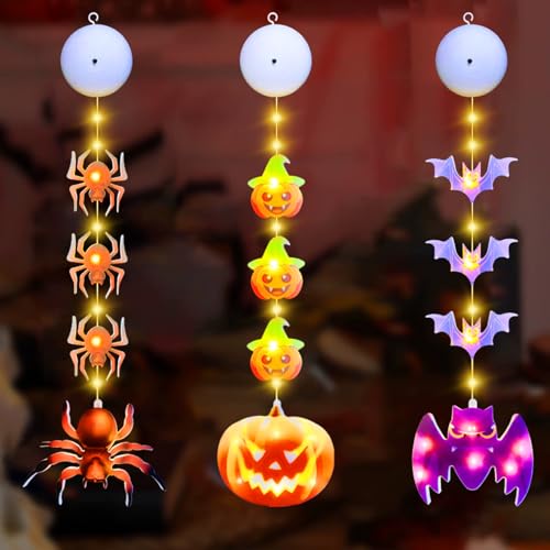 Chenboow Halloween Deko Lichterkette 3 St Ck Halloween