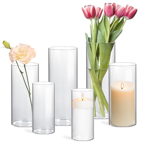 Comsaf Vase Glas 6 St Ck Glasvase Kleine