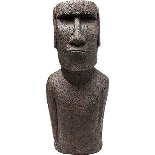 Kare Design Deko Objekt Easter Island Grau Keramik