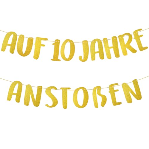 Qingmeng Deko 10 Geburtstag M Dchen Junge Banner
