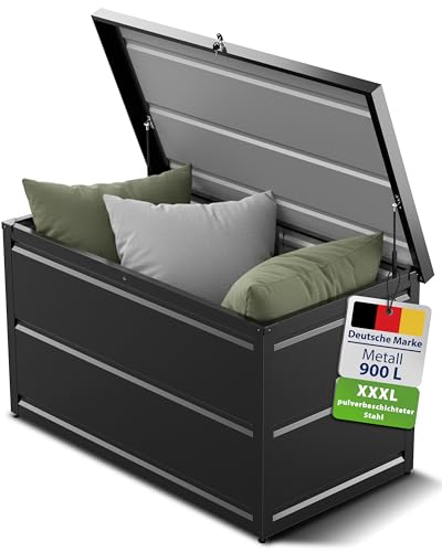 Gartenzeit Auflagenbox 900 L 148 83 82 Cm