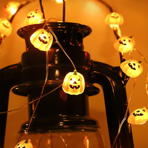 Kaleora Halloween K Rbis Lichterkette 2m 20 Led