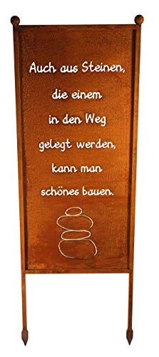Bornh Ft Schild Spruchtafel Gartenschild Edelrost Rost Zum
