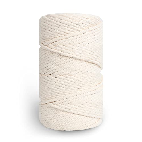 Makramee Garn 5mm X 100m Ipow Baumwollgarn Baumwollschnur