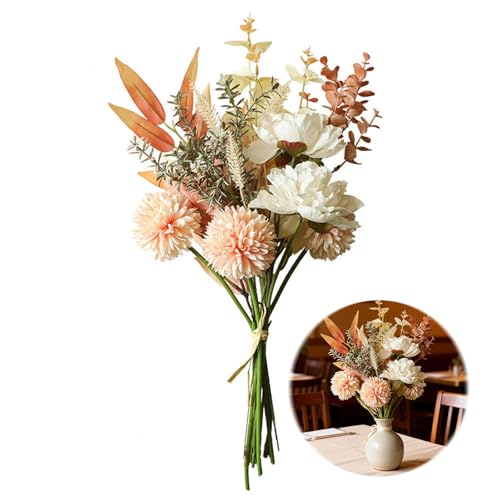 Domijoy Kunstblumen K Nstliche Pflanzen Blumen Deko Hortensien