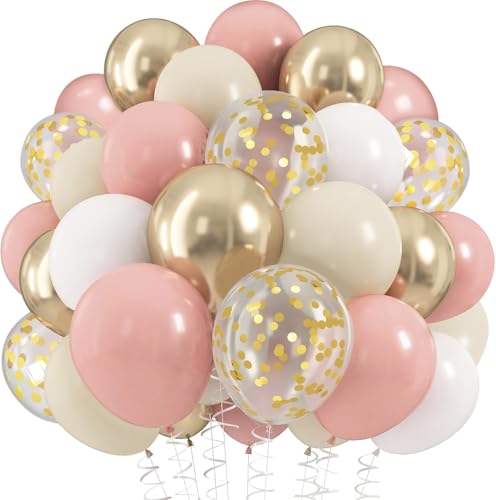 Luftballons Altrosa Beige 60 St Ck Retro Aprikose