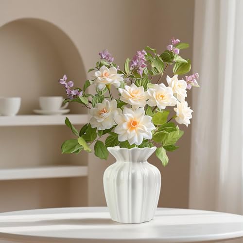 Keramik Vase Wei E Blumenvase Trockenblumen Vasen F