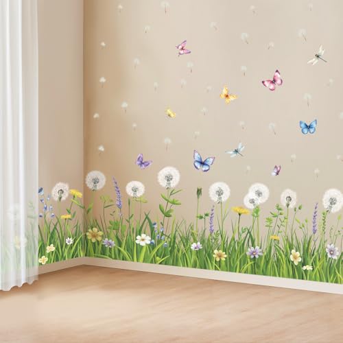 Shuhcing Wandtattoo Gr Nes Gras Wandaufkleber L Wenzahn