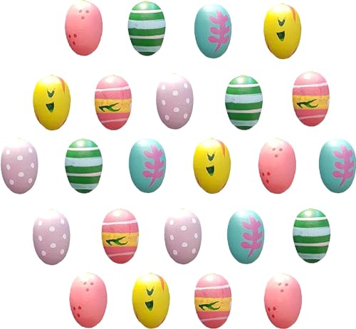 Papiertiger 48 Holzeier Zum H Ngen Pastell Small