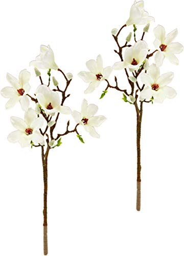 K Nstlicher Magnolienzweig Kunstblume Magnolie B Ndel Kunstpflanze