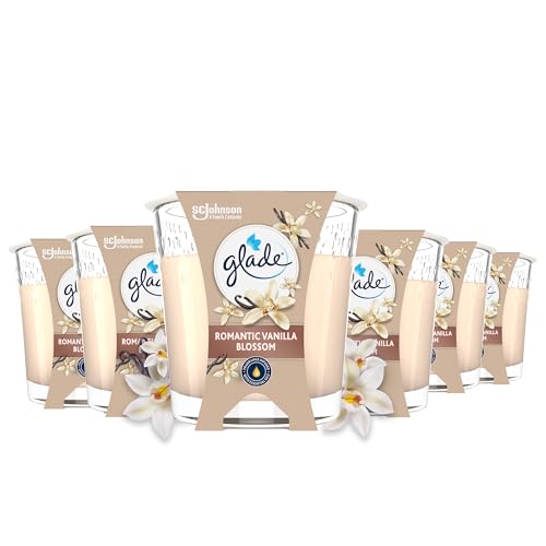 Glade Duft Kerze Im Glas Romantic Vanilla Blossom