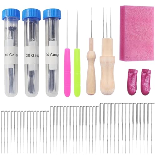 Riisoyu 52 St Ck Filznadeln Zum Trockenfilzen Nadelfilz