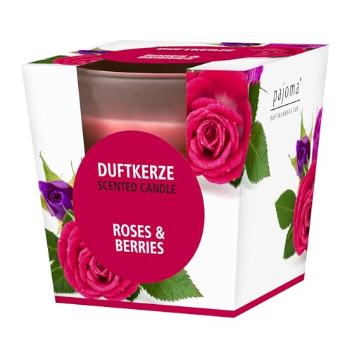 Pajoma Duftkerze Roses Berries Im Satinierten Glas 120g