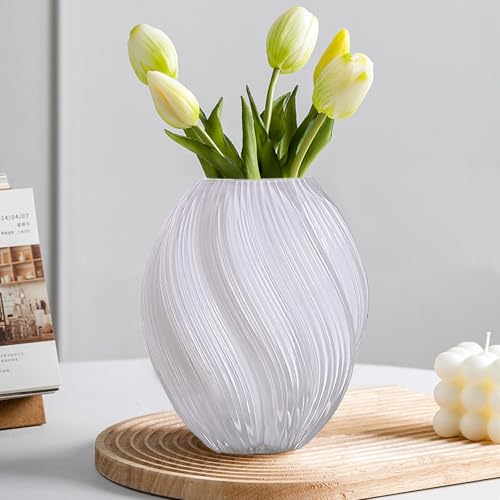Glas Blume Vase 24cm Hohe Moderne Minimalistische Glasvase