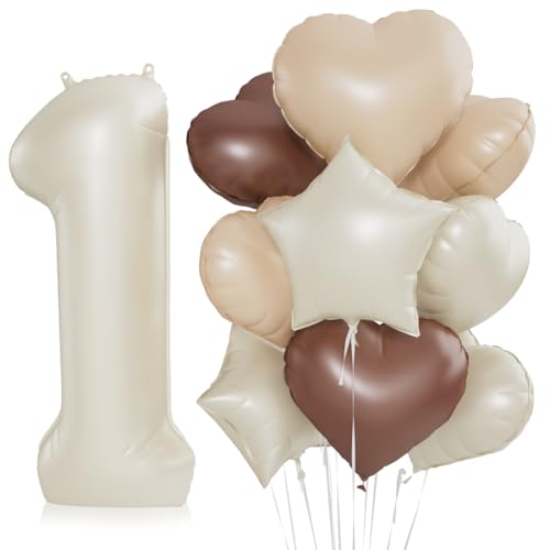 Beige Luftballon 1 Geburtstag Cremewei 1 Geburtstag Ballon
