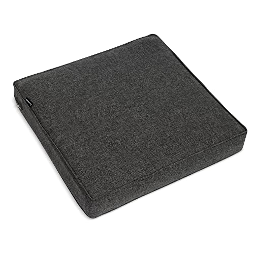 Bomoe Hochwertiges Outdoor Loungekissen 60x60cm Bequemes Sitzkissen 8cm