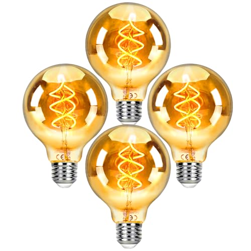 Kejiyilt E27 Led Vintage Dimmbar Edison Gl Hbirnen