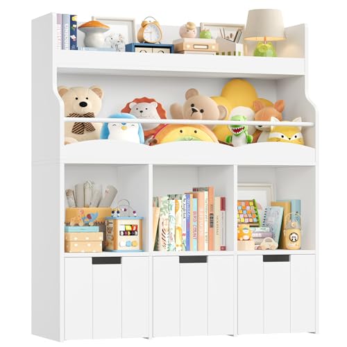 Hocsok Kinderregal Mit Boxen Auf Rollen Kinderb Cherregal