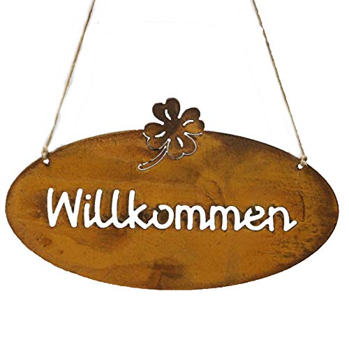 Schild Spruchtafel Rostiges Gartenschild Edelrost Rost Zum H