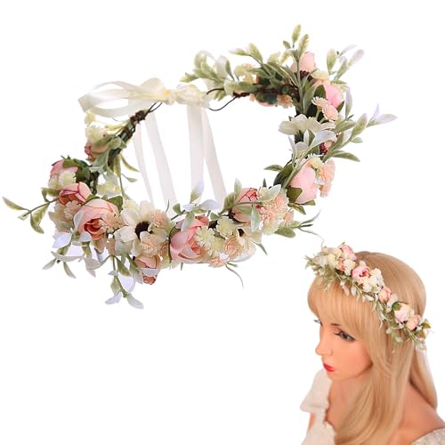 Norhogo Rose Blumenkranz Krone Stirnband Blumen Stirnb Nder