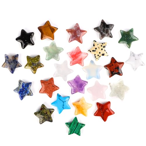 Vmutga 24 St Ck Stern Kristalle Steine Set