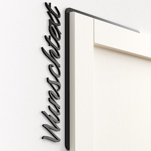 Modernes T R Rahmen Schild Personalisiert Beschriftung Individuell