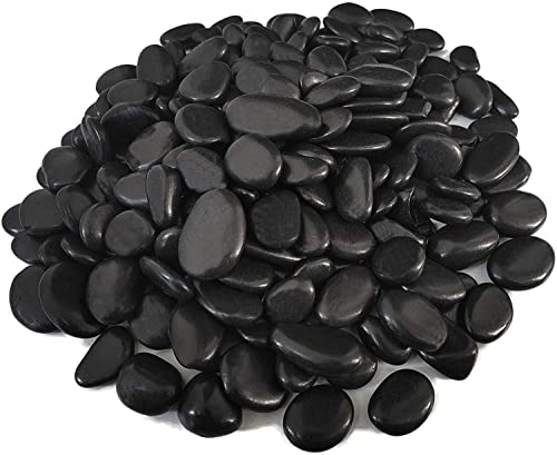 Generisch 10 Kg Gro E Dekorative Polierte Schwarze