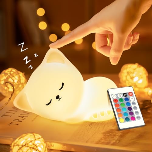 Nachtlicht Kinder Nachtlicht Baby 16 Farben Fernsteuerung Stilllicht