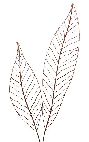 Crispe Home Garden Gartenstecker Edelrost Farn Set Rankhilfe