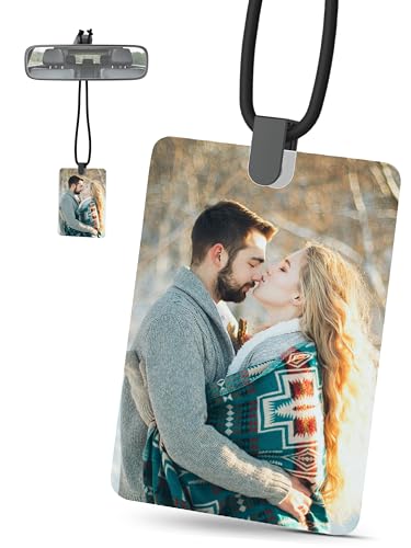 Personalisierter Autoanh Nger Mit Foto Anpassbarer R Ckspiegel