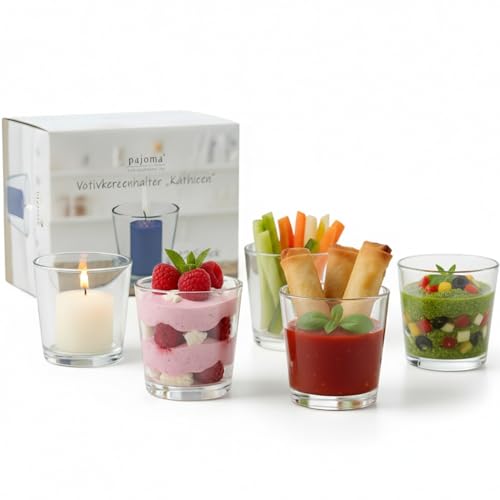 Pajoma Teelichtglas Klar Kerzenglas 24 St Ck Im