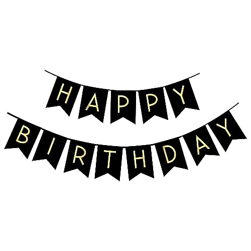 Redreo Geburtstag Wimpelkette Happy Birthday Banner 5 Meter