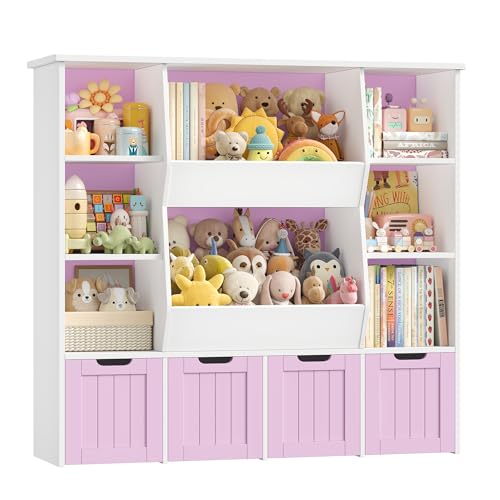 Forehill Kinderregal Mit Boxen Auf Rollen Kinderb Cherregal